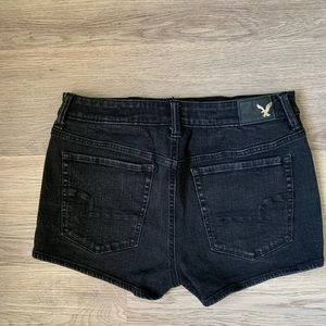 Black American Eagle High-Rise Shorts Size 8